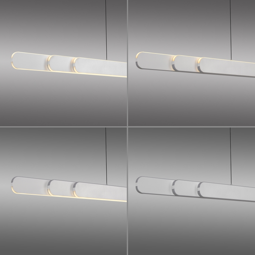 Schöner Wohnen 12577-16 - LED Stmívatelný lustr na lanku ADRIANA ROUND 2xLED/24W/230V 2700/3000/3500/4000/5000K 160 cm bílá
