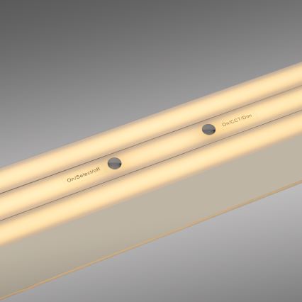 Schöner Wohnen 12577-39 - LED Stmívatelný lustr na lanku ADRIANA ROUND 2xLED/24W/230V 2700/3000/3500/4000/5000K 160 cm šedá