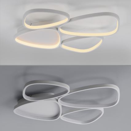 Schöner Wohnen 14038-16 - LED Stmívatelné stropní svítidlo PEBBLES LED/35,5W/230V bílá