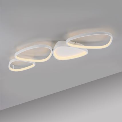 Schöner Wohnen 14039-16 - LED Stmívatelné stropní svítidlo PEBBLES LED/35,5W/230V bílá