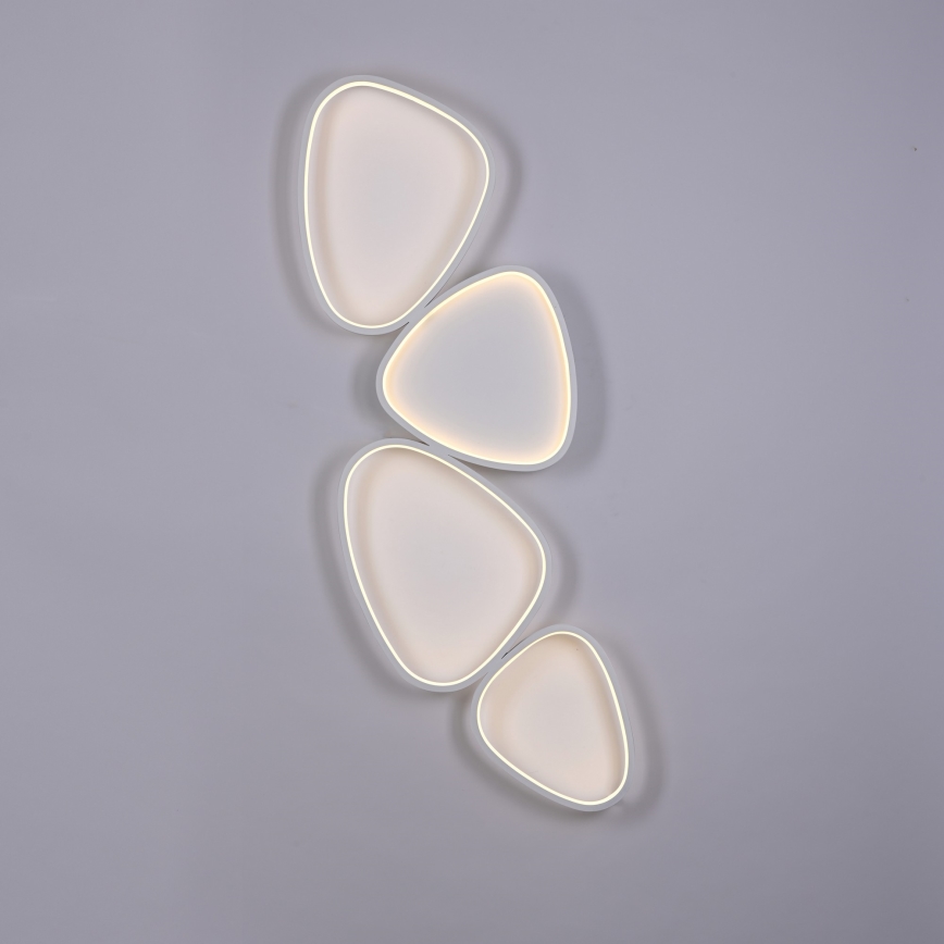 Schöner Wohnen 14039-16 - LED Stmívatelné stropní svítidlo PEBBLES LED/35,5W/230V bílá