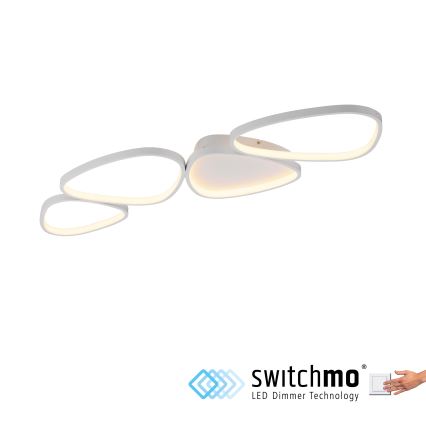 Schöner Wohnen 14039-16 - LED Stmívatelné stropní svítidlo PEBBLES LED/35,5W/230V bílá