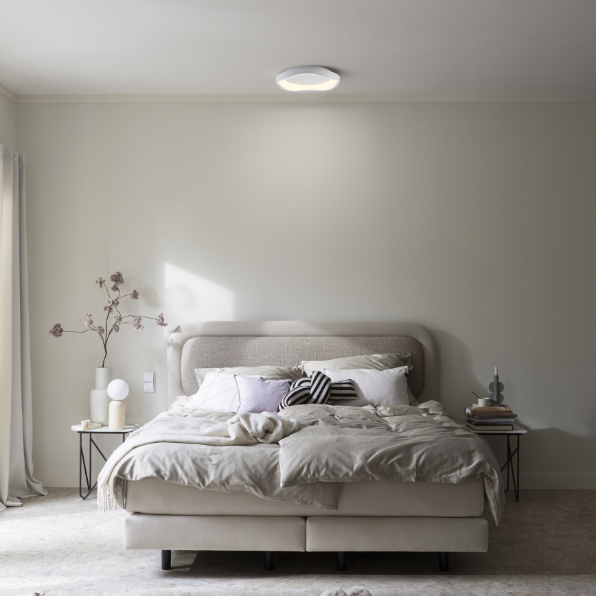 Schöner Wohnen 14233-16 - LED Stmívatelné stropní svítidlo MONTA LED/21W/230V pr. 40 cm bílá