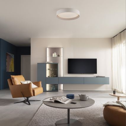Schöner Wohnen 14594-39 - LED Stmívatelné stropní svítidlo TAVOLI LED/20W/230V 2700-6500K pr. 39 cm šedá + dálkové ovládání