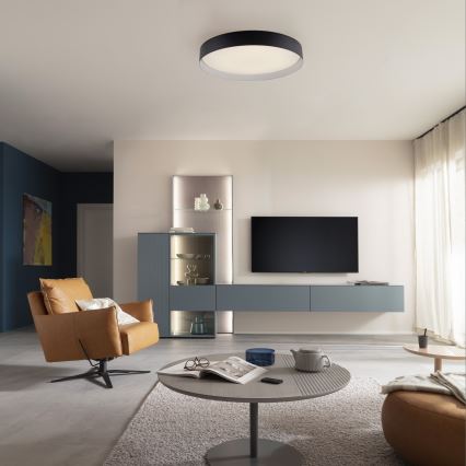 Schöner Wohnen 14595-18 - LED Stmívatelné stropní svítidlo TAVOLI LED/34W/230V 2700-6500K pr. 49 cm černá + dálkové ovládání