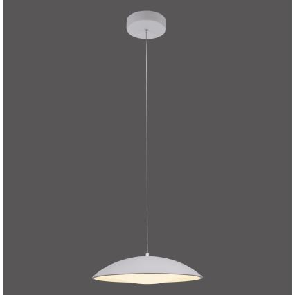 Schöner Wohnen 14606-16 - LED Stmívatelný lustr na lanku LENTE LED/17W/230V pr. 40 cm bílá