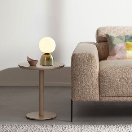 Schöner Wohnen 19218-12 - LED Stmívatelná dotyková nabíjecí stolní lampa RUDI LED/1,2W/5V 3000-6000K 1200 mAh zlatá