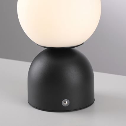 Schöner Wohnen 19218-18 - LED Stmívatelná dotyková nabíjecí stolní lampa RUDI LED/1,2W/5V 3000-6000K 1200 mAh černá