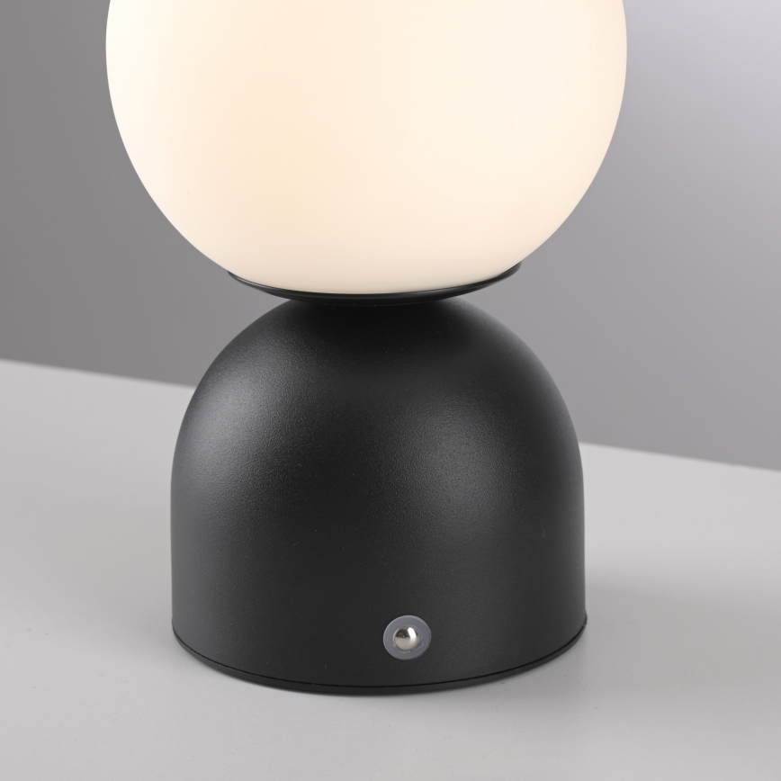 Schöner Wohnen 19218-18 - LED Stmívatelná dotyková nabíjecí stolní lampa RUDI LED/1,2W/5V 3000-6000K 1200 mAh černá