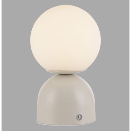 Schöner Wohnen 19218-39 - LED Stmívatelná dotyková nabíjecí stolní lampa RUDI LED/1,2W/5V 3000-6000K 1200 mAh šedá