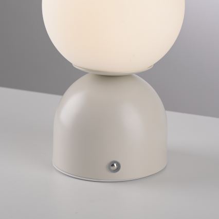 Schöner Wohnen 19218-39 - LED Stmívatelná dotyková nabíjecí stolní lampa RUDI LED/1,2W/5V 3000-6000K 1200 mAh šedá