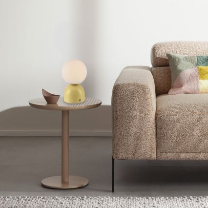 Schöner Wohnen 19218-81 - LED Stmívatelná dotyková nabíjecí stolní lampa RUDI LED/1,2W/5V 3000-6000K 1200 mAh žlutá