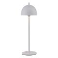 Schöner Wohnen 19244-16 - LED Stmívatelná dotyková nabíjecí venkovní stolní lampa BELLIS LED/2,5W/5V 2600 mAh IP54 bílá