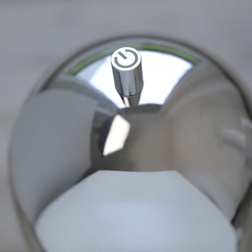 Schöner Wohnen 19244-17 - LED Stmívatelná dotyková nabíjecí venkovní stolní lampa BELLIS LED/2,5W/5V 2600 mAh IP54 lesklý chrom