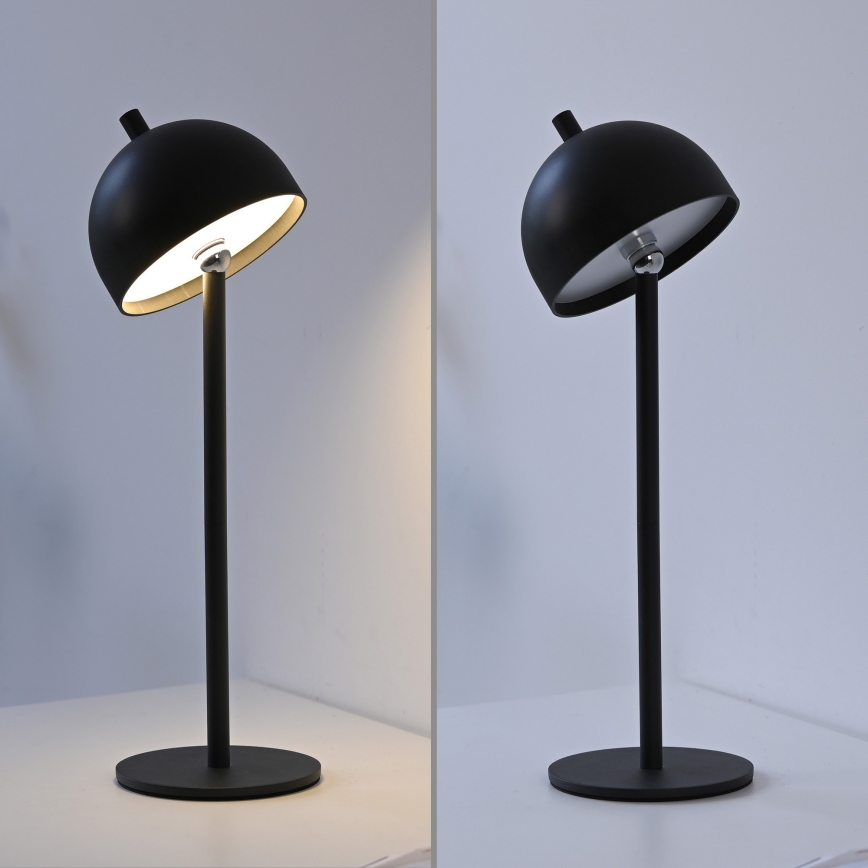 Schöner Wohnen 19244-18 - LED Stmívatelná dotyková nabíjecí venkovní stolní lampa BELLIS LED/2,5W/5V 2600 mAh IP54 černá