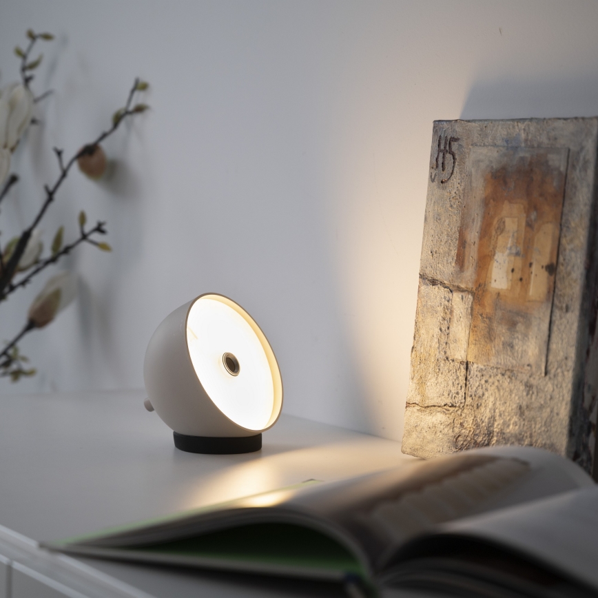 Schöner Wohnen 19244-39 - LED Stmívatelná dotyková nabíjecí venkovní stolní lampa BELLIS LED/2,5W/5V 2600 mAh IP54 šedá