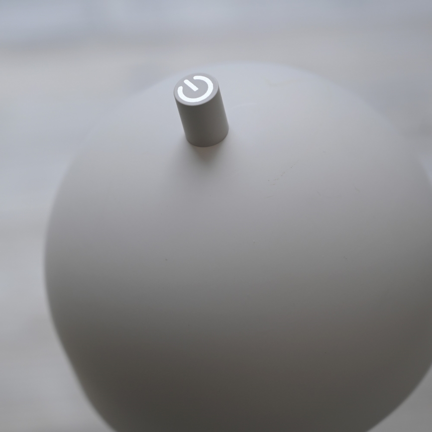 Schöner Wohnen 19244-39 - LED Stmívatelná dotyková nabíjecí venkovní stolní lampa BELLIS LED/2,5W/5V 2600 mAh IP54 šedá