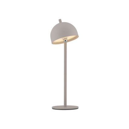 Schöner Wohnen 19244-39 - LED Stmívatelná dotyková nabíjecí venkovní stolní lampa BELLIS LED/2,5W/5V 2600 mAh IP54 šedá