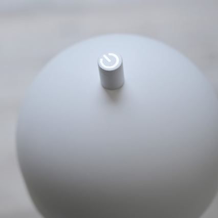 Schöner Wohnen 19245-16 - LED Stmívatelná dotyková nabíjecí venkovní stojací lampa BELLIS LED/2,5W/5V 2600 mAh IP54 bílá