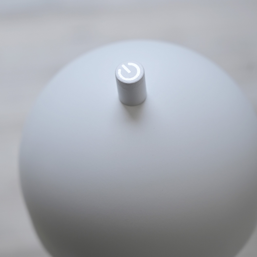 Schöner Wohnen 19245-16 - LED Stmívatelná dotyková nabíjecí venkovní stojací lampa BELLIS LED/2,5W/5V 2600 mAh IP54 bílá