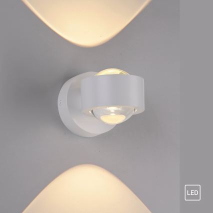 Schöner Wohnen 19331-16 - LED Nástěnné svítidlo CHIA 2xLED/2W/230V bílá