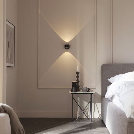 Schöner Wohnen 19331-18 - LED Nástěnné svítidlo CHIA 2xLED/2W/230V černá