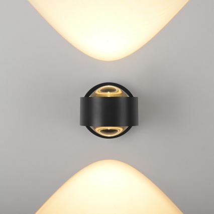 Schöner Wohnen 19331-18 - LED Nástěnné svítidlo CHIA 2xLED/2W/230V černá