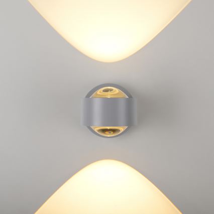 Schöner Wohnen 19331-21 - LED Nástěnné svítidlo CHIA 2xLED/2W/230V antracit