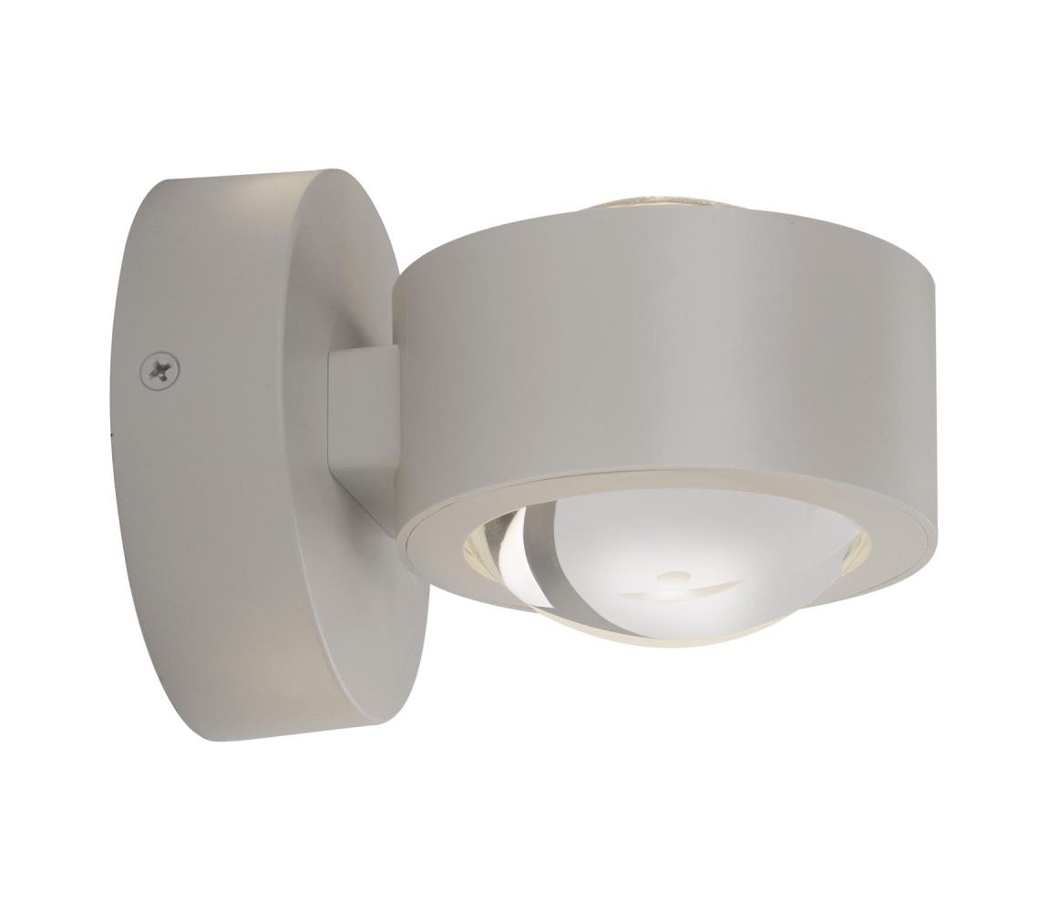 Schöner Wohnen 19331-39 - LED Nástěnné svítidlo CHIA 2xLED/2W/230V šedá 19331-39