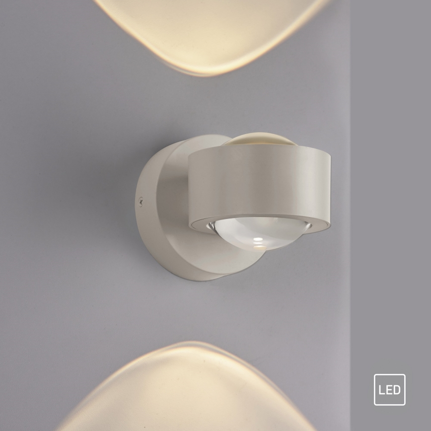 Schöner Wohnen 19331-39 - LED Nástěnné svítidlo CHIA 2xLED/2W/230V šedá