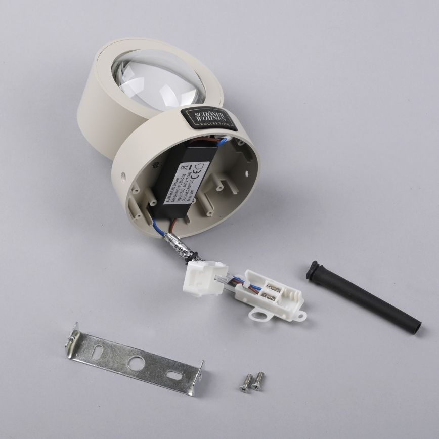 Schöner Wohnen 19331-39 - LED Nástěnné svítidlo CHIA 2xLED/2W/230V šedá