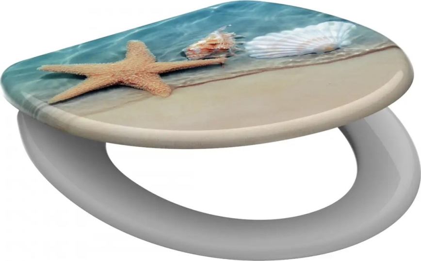 Schütte 82196 - Záchodové prkénko BEACH SoftClose duroplast