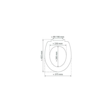 Schütte 82304-A - Záchodové prkénko ANTHRAZIT SoftClose duroplast