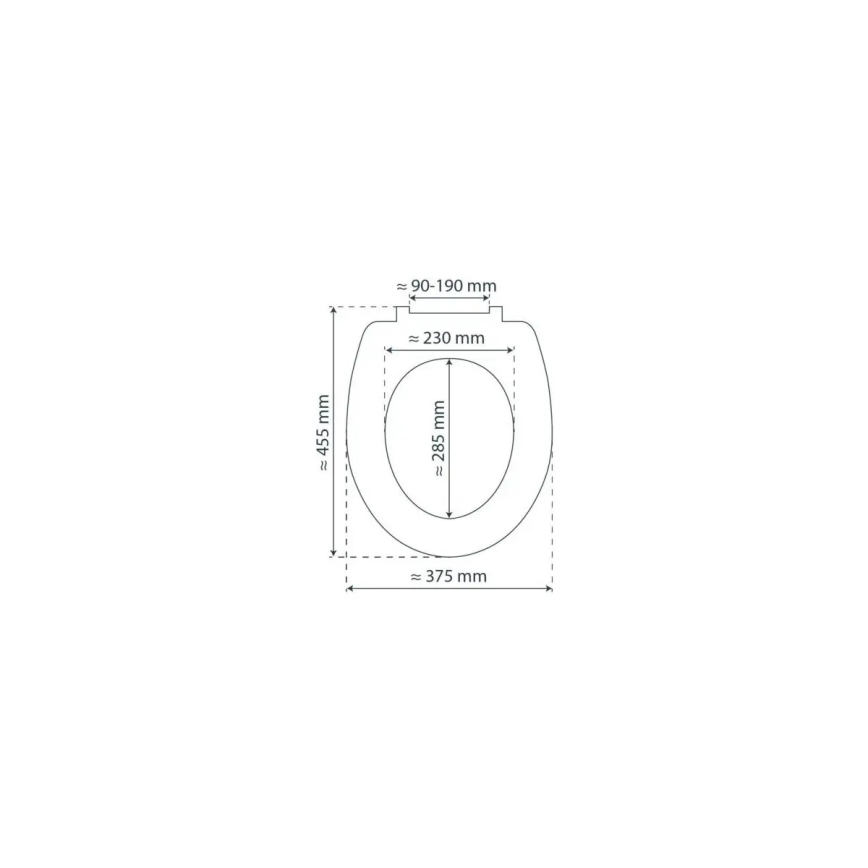 Schütte 82304-A - Záchodové prkénko ANTHRAZIT SoftClose duroplast