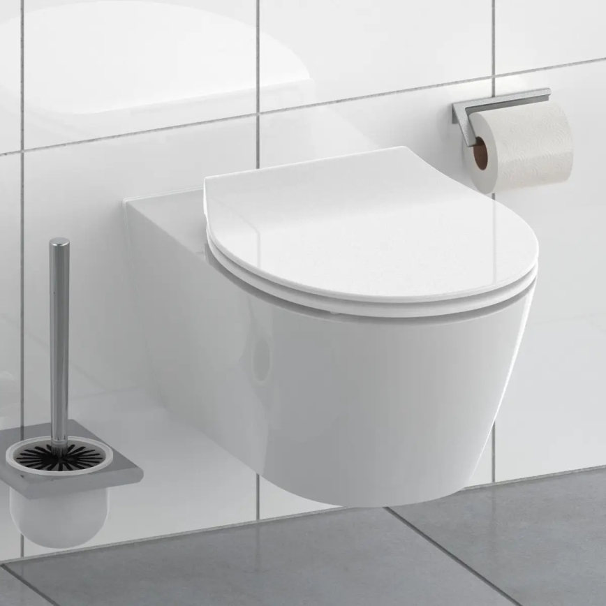 Schütte 82700 - Záchodové prkénko SLIM WHITE SoftClose duroplast