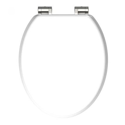 Schütte 84100-A - Záchodové prkénko WHITE SoftClose MDF dřevo