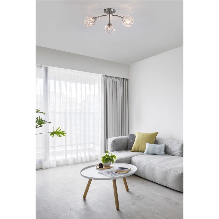 Searchlight - Přisazený lustr ASTRAL 3xG9/33W/230V matný chrom