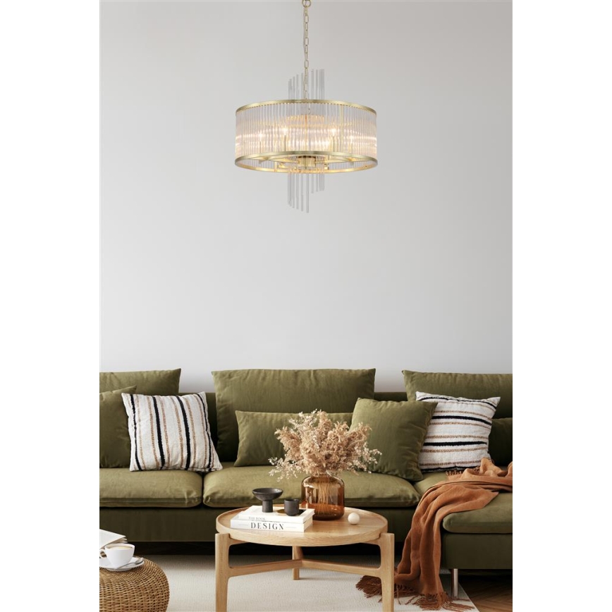 Searchlight - Lustr na řetězu LARA 6xE14/60W/230V