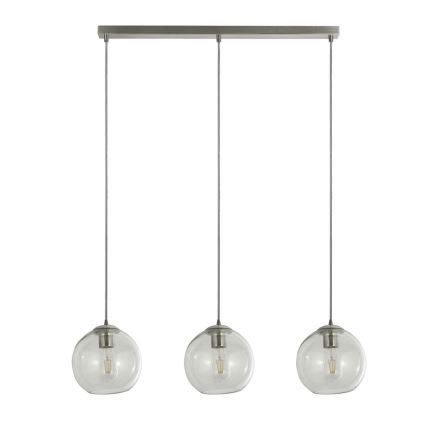 Searchlight - Lustr na lanku PENDANT 3xE27/40W/230V matný chrom