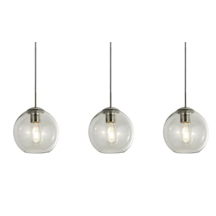 Searchlight - Lustr na lanku PENDANT 3xE27/40W/230V matný chrom