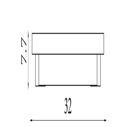 Searchlight - LED Nástěnné svítidlo ANCHOR LED/12W/230V