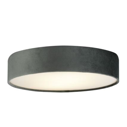 Searchlight - Stropní svítidlo DRUM 3xE27/60W/230V šedá