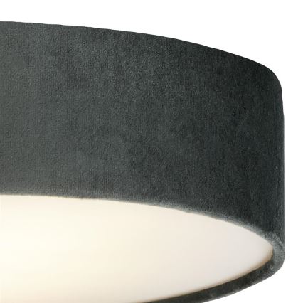 Searchlight - Stropní svítidlo DRUM 3xE27/60W/230V šedá