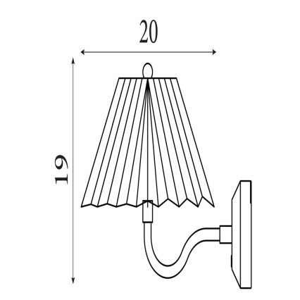 Searchlight - LED Stmívatelné nástěnné svítidlo DANISH LED/1,5W/230V