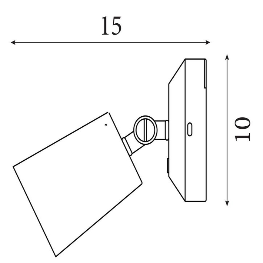 Searchlight - LED Stmívatelné nabíjecí nástěnné svítidlo CONE LED/1,5W/5V zlatá