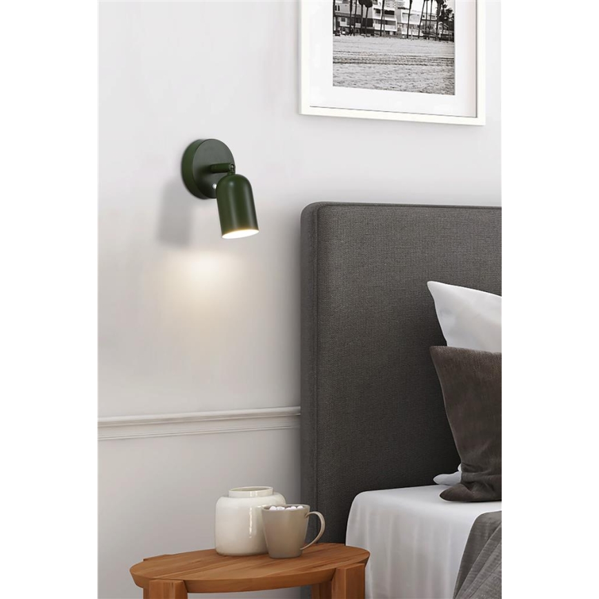 Searchlight - LED Stmívatelné nabíjecí nástěnné svítidlo CONE LED/1,5W/5V zelená