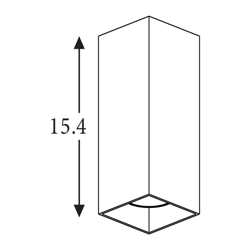 Searchlight - Nástěnné svítidlo DON 2xGU10/10W/230V černá