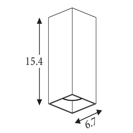 Searchlight - Nástěnné svítidlo DON 2xGU10/10W/230V bílá