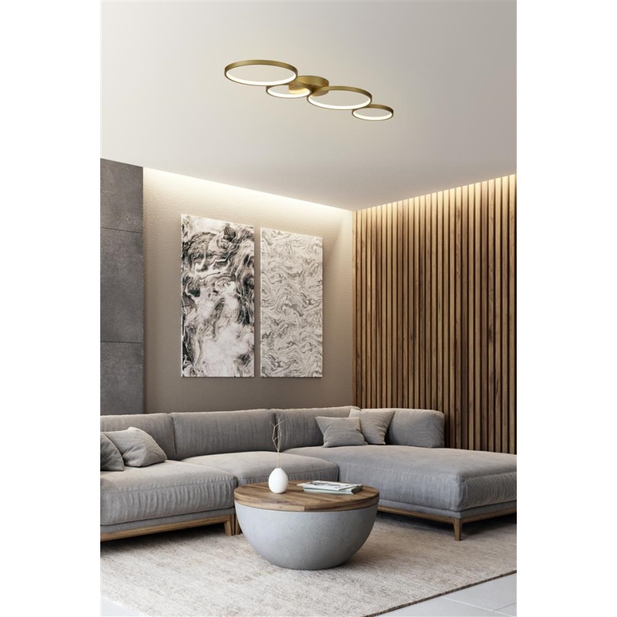 Searchlight - LED Stmívatelné stropní svítidlo CIRQUE LED/37W/230V 3000K 33x97 cm