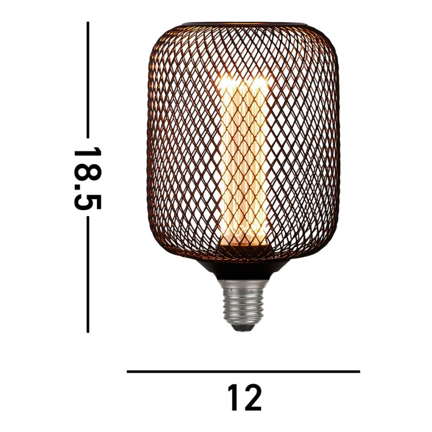 Searchlight - LED Stmívatelná dekorační žárovka WIRE MESH E27/4,5W/230V 2700K
